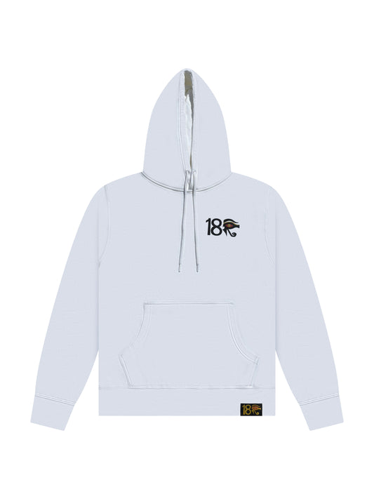 18K 3rd Eye White Hoodie