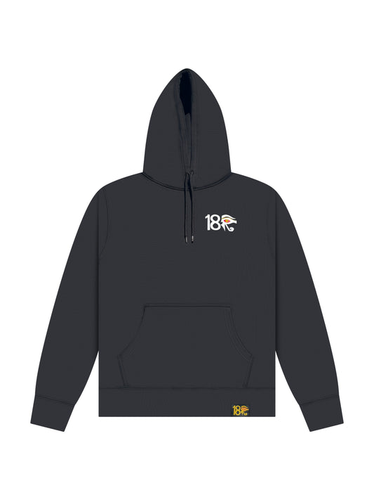 18K 3rd Eye Black Hoodie